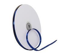 6mm x 91m Thin Navy Blue Ribbon Dark Blue Satin Ribbon, 1/5 inch Slim Navy Ribbon for Gift Wrapping Wedding Christmas Birthday Cake Hair Bow Florist Bouquet Crafts Decorations