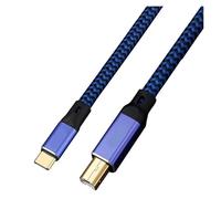 6N OCC Hi-Fi USB Audio Cable, Digital DAC Cord, Multiple Connectors A-A/A-B/A-C/C-B/C-C, High-End Type A To Type B Data Cable(USB C to B,1m)