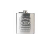 6oz stainless steel Jack Daniel's hip flask