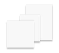 6Pack 300 Sheets Transparent Self-Adhesive See Through Sticky Note, 3 Sizes Clear Stick Notes, Durable Translucent Self-Sticky Note for School, Office, Books, Home Appliances, Furniture