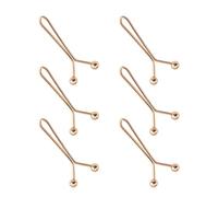 6pack Adjustable Waist Buckles Removable Buttons Skirts Waist Tightener Instant Button for Loose Pants Skirts Sleeves Sweater (GD)