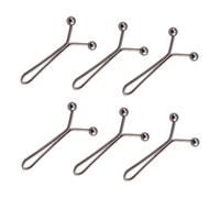 6pack Adjustable Waist Buckles Removable Buttons Skirts Waist Tightener Instant Button for Loose Pants Skirts Sleeves Sweater (QS)