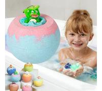 6Pack Bath Bombs for Kids with Surprise Toy Inside, Handmade Bubble Bath Bombs with Mega Bubbles & Surprise Inside Animal Bulk,Skin-Friendly BathingBath Fun MagicBath BombsBirthday Gift