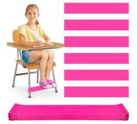 6Pack Chair Bands for Kids with Fidgety Feet Flexible Seating Stretch Bands Rose Red Chair Stretch Foot Band Fidget Chair Bands Elementary Classroom Must Haves ADHD Tools for Classroom Chairs Desks