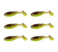 6pack Durability And Flexible Soft Lures Saltwater Paddles Tail Swimbait Suitable For Competitive Angling Freshwaters Saltwater Fishing Soft Lures