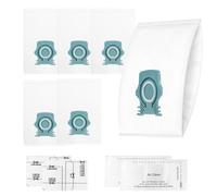 6Pack Guard S1 Hoover Bags, Compatible with Miele Pure TU | For Guard S1/L1 Silence/Junior/Allergy, For Miele Guard M1 Hoover, 2 Motor Filters & AirClean Exhaust Filters