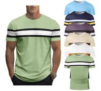 6Pack Mens T-Shirts Short Sleeve Pocket Tee Shirt Casual Crew Neck Moisture Wicking Soft Basic T Shirts (UK, Alpha, 3XL, Regular, Regular, #15)