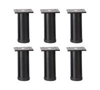 6pack Modern Aluminum Bed Frame Risers Heavy Duty Adjustable Furniture Leg for Underbed Organization Load-Bearing Design Underbed Organization Height Control