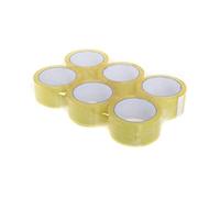 [6PACK] Packing Tape 45mm x 50m Clear Strong Parcel Packaging Sellotape Tape