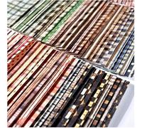 6Pack Scrapbook Paper Pad, 180 Sheets, 3.9x5.5 Inch, Retro Stripe Pattern, Single-Sided, Vintage paper for Scrapbooking Supplies, Junk Journals, DIY Crafts, Card Making, Art Journaling