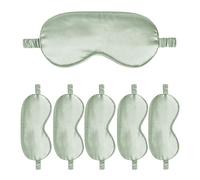 6PACK Silk Sleep Mask Satin Eye Masks Blackout Silky Eyeshade Cover Soft Blindfold Eyeshades for Women Sleeping Travel Gift