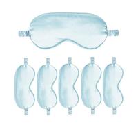 6PACK Silk Sleep Mask Satin Eye Masks Blackout Silky Eyeshade Cover Soft Blindfold Eyeshades for Women Sleeping Travel Gift