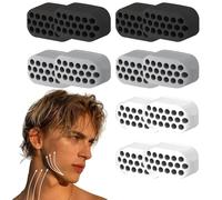 6Pairs Jawline Exerciser Chew,Face Silicone Jawline Exerciser Muscle,Jaw Chewing Trainer,Silicone Jaw Trainer for Men and Women,For Training Facial Muscle Line,Strengthening Conditioning Facial Muscle