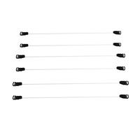 6Pairs Nylon 6 Sizes Invisible Fish Line Wire for Hairpieces Black