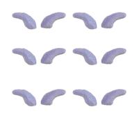 6pairs Shape Appliques Hair Clip Keychains Gloves Clothes Sewing Hand Materials Patches Hair Accessories