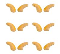 6pairs Shape Appliques Hair Clip Keychains Gloves Clothes Sewing Hand Materials Patches Hair Accessories