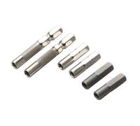 6pc 1/4 Inch For Hex Shank to 4mm Socket Bit Holder Adapter Supporting Both Short and Extended Reach for Technical Applications