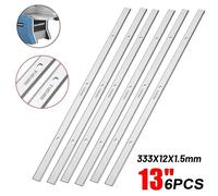 6PC 13\\''-1/2\\'\\' HSS Portable Planer Blades For Metabo DH330 DH316 Double Edge Set Parkside Multitool Accessories Tile Cutting