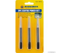 6Pc 4" Steel Centre Punch Marking Point Scribe Metal Wood 1/16" 3/32" 1/8" Diy