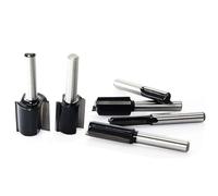 6pc Alloy Steel Milling Cutter Set Double Flute Design Enhanced Durability Accuracy Wood Carving Tools Suitable with Routers Rusts Resistant Woodworking