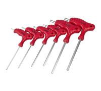 6pc Anti Tamper Security Hex Allen Key Set T-handle Long Arm Keys