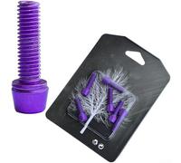 6PC Bicycle M5 18mm Handlebar and Water Bottle Cage Screws High Carbon Steel
