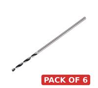 6pc Bosch Powertool Accessories Metal HSS Twist Drill Bit 1.5 x 18 x 40mm (Pack