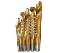 6pc Cobalt Drill Bit Set Spiral Screw Metric Composite Tap Twist Drill Bit Set Multi-function Metal Special Tap Drill Bit