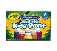6Pc Crayola Children's Washable Paint Set