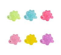 6Pc Creative Resins Glowing Sea Creature Figurines For Aquascaping Home Decoration And Interactive Kids Activity Glowing In Dark Resins