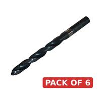 6pc Dormer A100 HSS Jobber Drill Bit 11.50mm OL:142mm WL:94mm - A10011.5 - Pack