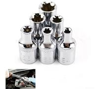 6pc E4-E10 External for torx Socket Set 1/4 Drive 6pc E4-E10