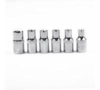 6pc E4-E10 Female for torx Socket Set 1/4 Drive Chrome 6pc E4-E10