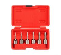 6PC for Broken Screw Extractor Set with 3/8 Inch Square Drive and 210mm Length for Repair Professionals and DIY Enthusiasts