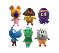 (6pc) Hey Duggee Squirrel Club Plush Doll Toy 6Pcs