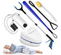 6PC Hip Kit, Hip Kit for Seniors, Surgery Recovery Items, Hip Replacement Kit After Surgery, Hip Replacement Recovery Kit with Grabber,Sock Aid,Leg Lifter,Dressing Stick,Shoehorn,Back Scratcher