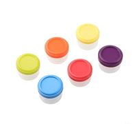6PC Leak Proof Small Sauce Containers with Lids for Meal Prep, Suitable for Condiments, Dressings, Dips, and Portion Control