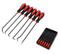 6pc Long Reach Pick and Hook Set O-Ring Seal Removal Puller Soft Grip for Automotive and Electronic Tool