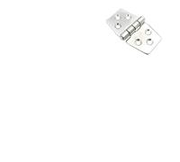 6Pc Mini 304SS Flat Hinge for Window & Wood Box | 304 Stainless Mini Flat Hinge for Box and Yacht Fittings