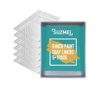 6pc-paint tray liners+1pc-Paint tray，Professional Plastic Roller Trays Decorators Painting Paint Tray paint trays roller tray paint roller and tray