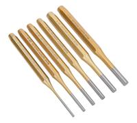 6pc Parallel Pin Punch 3-8mm Set 6" (150mm) Chrome Vanadium TE714