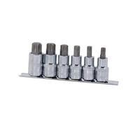 6pc Star Plus Security Bit Sockets - 1/2" Drive (Genuine Neilsen CT5500)