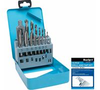 Blue Spot Tools 20512 15PCE Drill and Tap Set (M3-M12) (2.5-10.2mm)