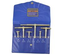 6pc Telescoping Gauge Stainless Steel Depth Bore Hole Cylinder 5/16" - 6" TE884