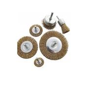 6pc Wire Wheel Cup Brush Set Grinding Wheels For Power Drills Paint Rust Remover