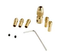 6Pcs 0.5-3mm Small Electronic Drill Bit Collet Adapter Tool Set Fixture Clamp Multifunctional Electric Drill Chuck