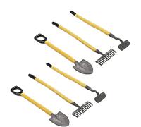 6Pcs 1/12 Miniature Shovel Rake and Hoe Farm Tools Dollhouse Decoration Accessories Yard Supplies Scene Model Set Decor Accessories, Dollhouse Accessories, Decor
