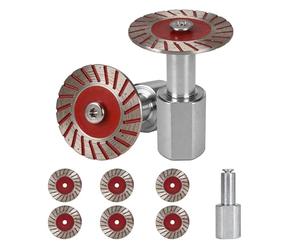 6Pcs 1.57" Diamond Saw Blades Set, 2026 New 40mm Mini Diamond Cutting Blade Set, Precision Stone Cutting for Stone Carving, Ideal for Sculptors