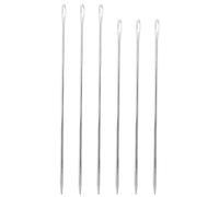 6PCS 10"/12" Upholstery Needles for Hand Sewing Large-Eye Needles Long Straight Sewing Needles Extra Long Sewing Needles for Crafts Large Sewing Needle for Tufting Webbing