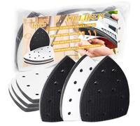 6pcs 105mm*152mm 11 Holes Mouse Detail Sanding Interface Pad, Foam Interface Mouse Sander Sandpaper Backing Pad Compatible for Bosch Multi-Sander